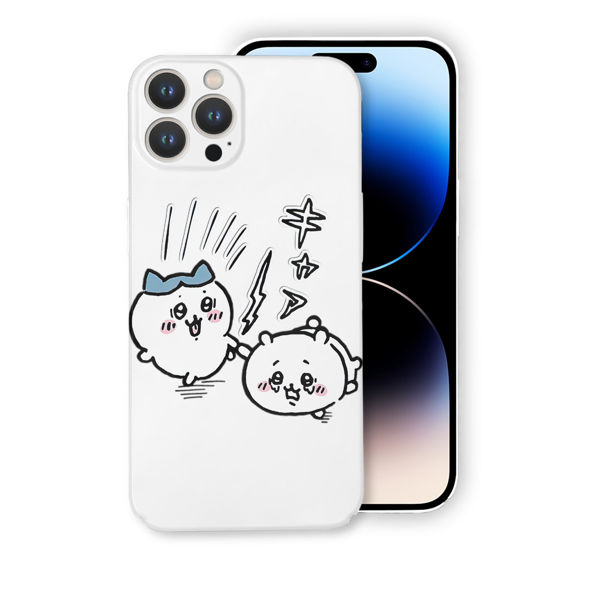 （画像用） ちいかわ ハチワレ Chii-kawa hachiware 【iPhone 14シリーズ対応】ハードケース